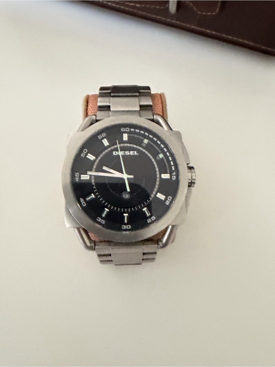 Diesel Other - Diesel Silver Watch with Black Dial
